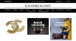 Desktop Screenshot of kalonieskloset.com